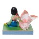Disney Traditions - Mulan with Clear Resin Cherry Blossom