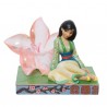 Disney Traditions - Mulan with Clear Resin Cherry Blossom