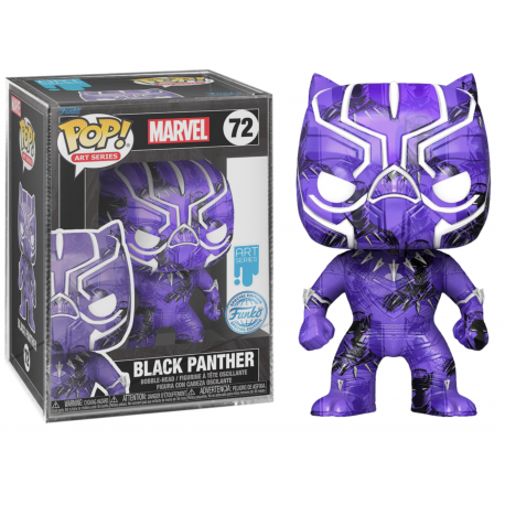 Funko Pop 72 Black Panther (Artist Series)(Special Edition), Marvel