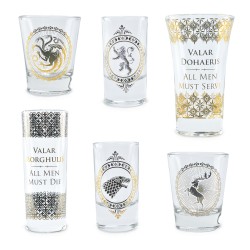 Game Of Thrones (Black And Gold Premium) - Glass Set
