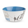 Disney - Bowl Mickey Live Laugh Love Blue Ø13cm