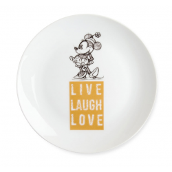 Disney - Cake Plate Minnie Live Laugh Love Orange Ø19cm