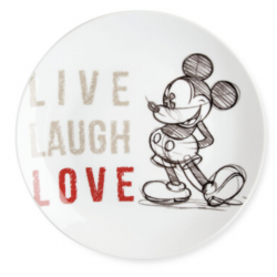 Disney - Serving Plate Minnie Live Laugh Love Red Ø27cm