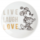 Disney - Serving Plate Minnie Live Laugh Love Orange Ø27cm