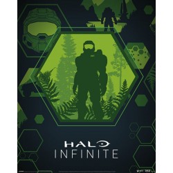 Halo Infinite Master Chief Hex - Mini Poster (N901)