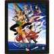 One Piece Straw Hat Pirates Assault - Framed 3D Poster