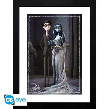Corpse Bride - Framed print "Emily & Victor" (30x40)