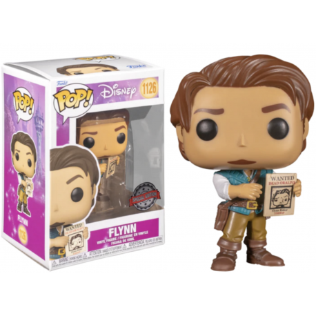 Funko Pop 1126 Flynn Rider Wanted Poster (Tangled Exclusive)