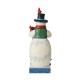 Heartwood Creed - Snowman Statue with Two-Sided Sign