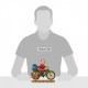 Heartwood Creed - Santa Riding Bike Figurine