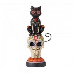 Jim Shore - Halloween Day of the Dead Black Cat Figurine