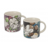 Disney Mickey & Minnie Set 2 Mini Mugs M&M Fun Turquoise/Purple