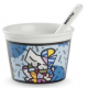 Romero Britto - Ice Cream Bowl Cat with Spoon 9cm
