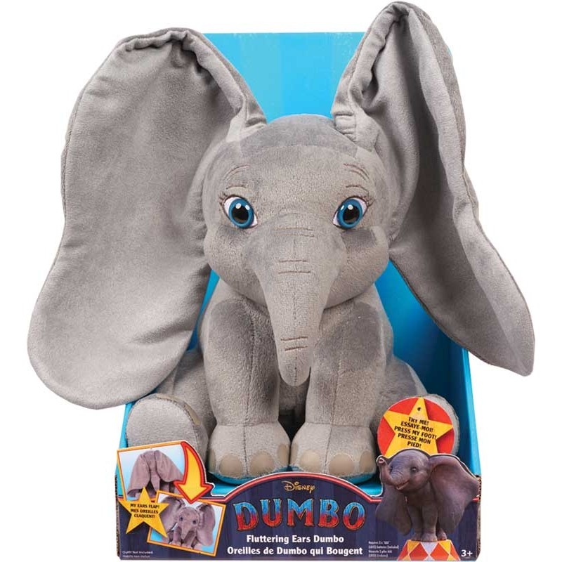 Onderverdelen Dank u voor uw hulp meel Disney Dumbo Live Action Flopping Ear Feature Knuffel - Wondertoys.nl