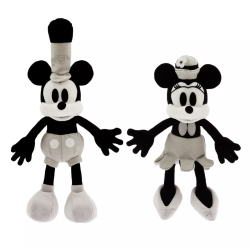 Disney Mickey and Minnie Steamboat Willie Disney100 Decades Plush Set