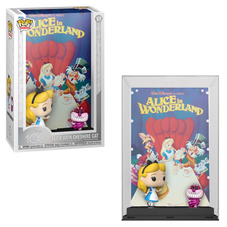Funko Pop 11 Alice with Cheshire Cat, Alice In Wonderland Movie Poster
