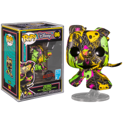 Funko Pop 06 Zero Black Light (Art Series), Nightmare Before Christmas