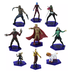 Disney Store Guardians of the Galaxy Vol. 3 Deluxe Figurine Playset, Marvel