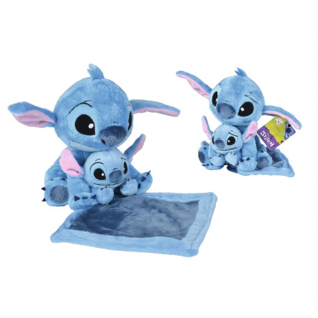 Disney Stitch Plush + Head Comforter, Lilo & Stitch