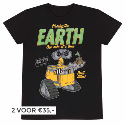 Disney Pixar Wall-E - Cleaning The Earth T-Shirt (Unisex)