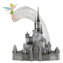 Disney Showcase - 100 Years of Wonder Castle with Tinker Bell Figurine
