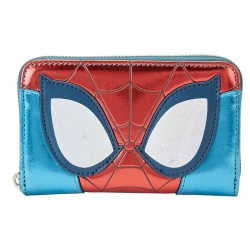 Loungefly Marvel Spiderman Shine Zip Around Wallet