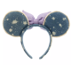 Disney Minnie Mouse Denim and Lavender Ears Headband For Adults