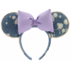 Disney Minnie Mouse Denim and Lavender Ears Headband For Adults