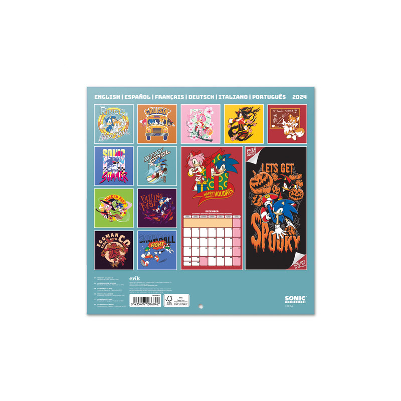 Sonic 2024 Calender Wondertoys.nl