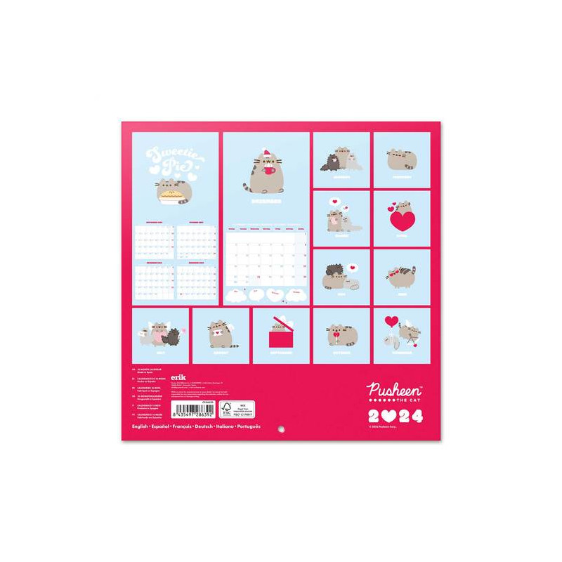 Pusheen 2024 Calendar Wondertoys.nl