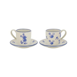 Disney Mono Espresso Cup and Saucer (Set of 2)