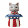 Jim Shore - Patriotic Kitten Mini Figurine