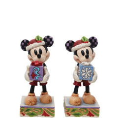 Disney Traditions - Mickey Mouse Secret Santa Figurine