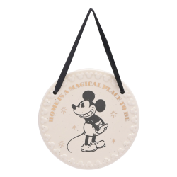 Disney Mickey Mouse Ceramic Plaque "Home"