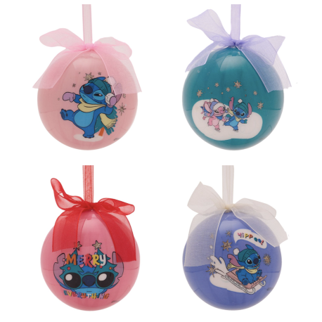 Disney Stitch Baubles Giftbox (4), Lilo & Stitch