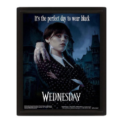 Wednesday Perfect Day - Framed 3D Poster