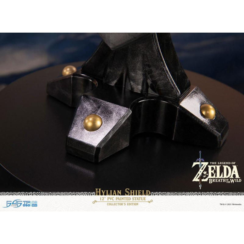 The Legend of Zelda Breath of the Wild PVC Painted Statue: Hylian Shield  [Collector's Edition]