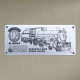 Harry Potter Tin Sign Hogwarts Express Schematic