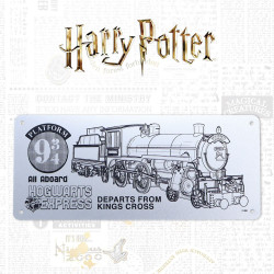 Harry Potter Tin Sign Hogwarts Express Schematic