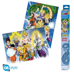 Dragon Ball - Set 2 Posters Chibi 52x38 - Groups