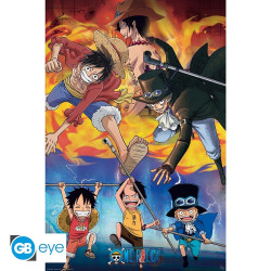 One Piece - Poster Maxi 91.5x61 - Ace Sabo Luffy (AE4)