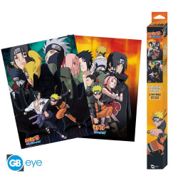 Naruto Shippuden - Set 2 Posters Chibi 52x38 - Ninjas