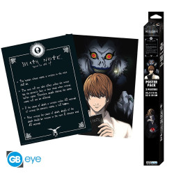 Death Note - Set 2 Posters Chibi 52x38 - Light & Death Note