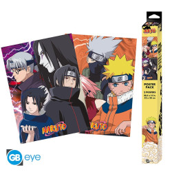 Naruto - Set 2 Posters Chibi 52x38 - Konoha Ninjas & Deserters