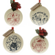 Disney Winnie the Pooh Baubles Set (4)