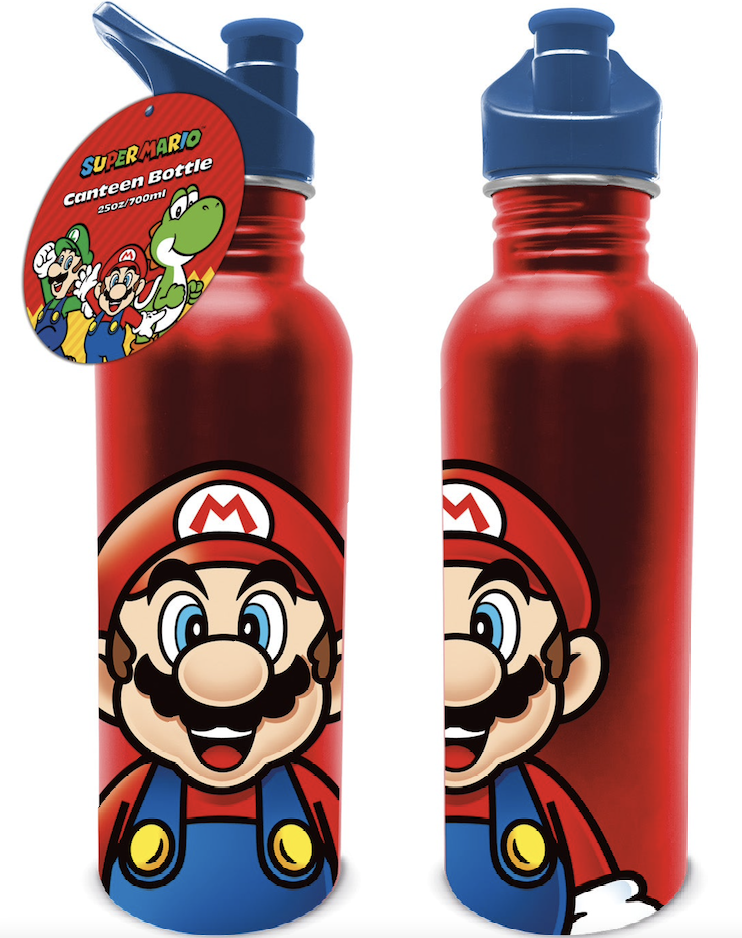 Vintage Nintendo Super Mario Bros. Aladdin Plastic Drinking