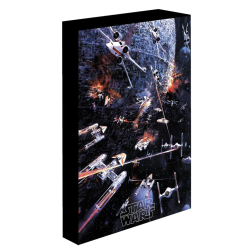Star Wars (Death Star Assault) 30 x 40cm Light Up Canvas