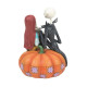 Pre-Order Disney Traditions Jack and Sally on a Pumpkin Figurine