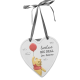 Disney Christoper Robin Resin Relief Heart Plaque