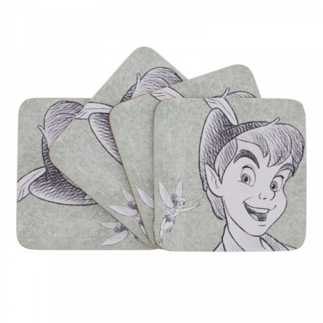 Disney Peter Pan Pixie Dust (Peter Pan Coaster Set of 4)